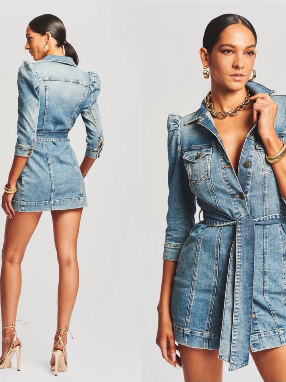 Retrofete Lema Denim Dress